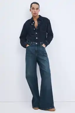 Wehkamp Mango jumpsuit medium blue denim aanbieding