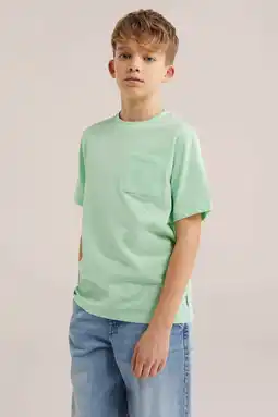 Wehkamp WE Fashion Blue Ridge T-shirt lichtgroen aanbieding