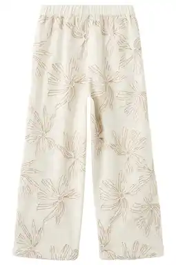 Wehkamp Mango Kids gebloemde casual broek aanbieding
