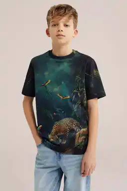 Wehkamp WE Fashion T-shirt petrol aanbieding