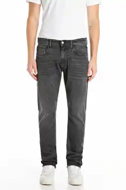 Wehkamp REPLAY ROCCO relaxed straight leg jeans dark grey aanbieding
