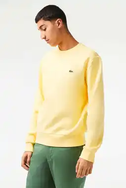 Wehkamp Lacoste sweater geel aanbieding