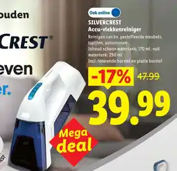Lidl Silvercrest Accu vlekkenreiniger aanbieding