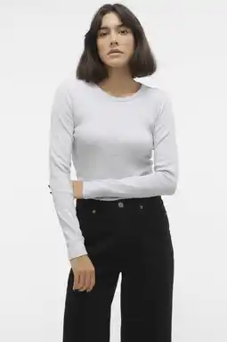Wehkamp VERO MODA top lichtgrijs aanbieding