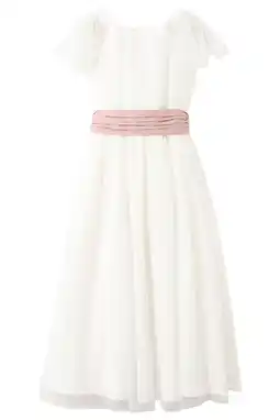Wehkamp Mango Kids maxi jurk wit aanbieding