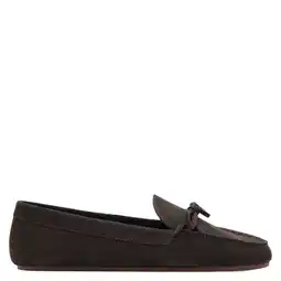 Wehkamp Mango suède mocassins donkerbruin aanbieding