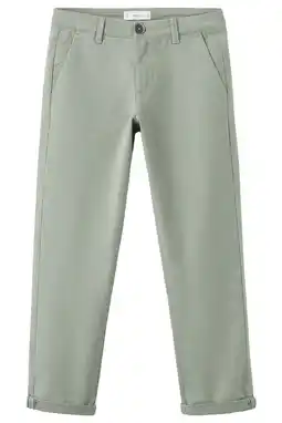 Wehkamp Mango Kids regular chino kaki aanbieding