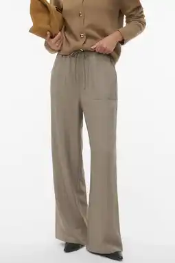 Wehkamp VERO MODA wide leg highwaist casual broek aanbieding