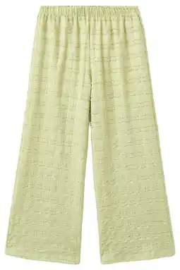 Wehkamp Mango Kids casual broek lichtgroen aanbieding