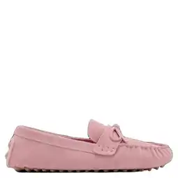 Wehkamp Mango suède mocassins roze aanbieding