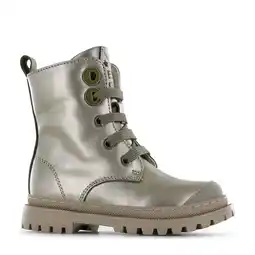 Wehkamp Shoesme leren veterboots champagne aanbieding