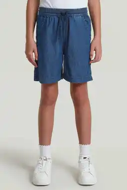 Wehkamp G-STAR regular bermuda short medium blue denim aanbieding
