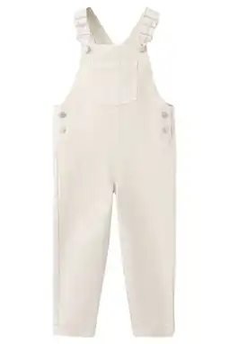 Wehkamp Mango Kids tuinbroek ecru aanbieding