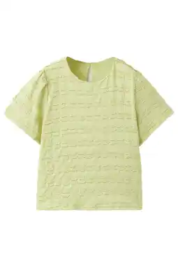 Wehkamp Mango Kids T-shirt lichtgroen aanbieding