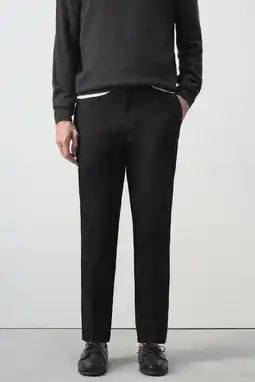 Wehkamp Mango Man slim chino zwart aanbieding