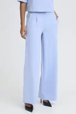Wehkamp ICHI wide leg highwaist pantalon aanbieding