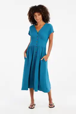 Wehkamp Protest zomerjurk blauw aanbieding