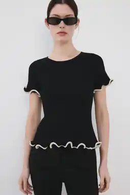 Wehkamp Mango T-shirt zwart aanbieding