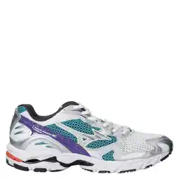 Wehkamp Mizuno S.L. Wave Rider 10 sneakers wit/zilver/petrol aanbieding