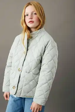 Wehkamp Mango Kids tussenjas lichtgroen aanbieding