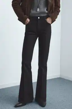 Wehkamp Mango flared jeans black denim aanbieding