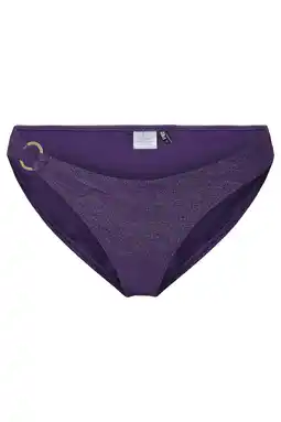 Wehkamp PIECES bikinibroekje PCLAOMI met lurex paars aanbieding