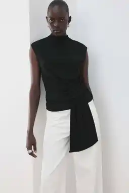 Wehkamp Mango mouwloze top zwart aanbieding