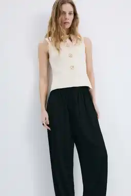 Wehkamp Mango top ecru gebreid aanbieding