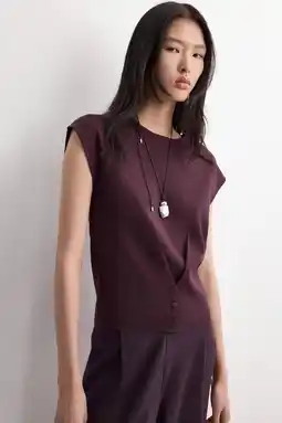 Wehkamp Mango top donkerrood aanbieding