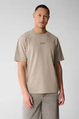 Wehkamp Shoeby regular T-shirt lichtbruin aanbieding