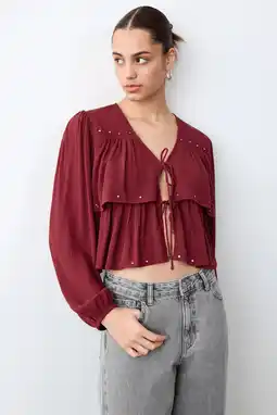 Wehkamp MANGO TEEN blousetop rood aanbieding