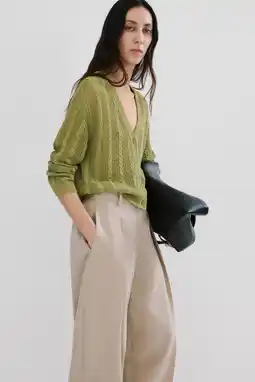 Wehkamp Mango vest groen aanbieding