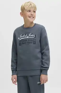 Wehkamp JACK & JONES JUNIOR sweater grijsblauw aanbieding