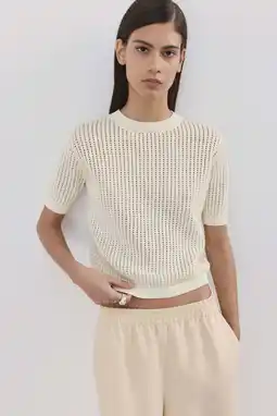 Wehkamp Mango top beige aanbieding