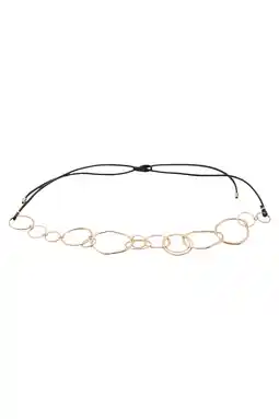 Wehkamp MANGO TEEN tailleriem met ringen goud aanbieding
