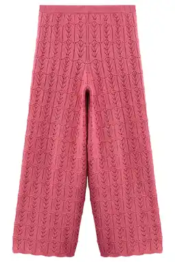 Wehkamp Mango Kids casual broek roze aanbieding