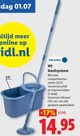 Lidl W5 Dweilsysteem aanbieding