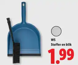 Lidl W5 Stoffer en blik aanbieding