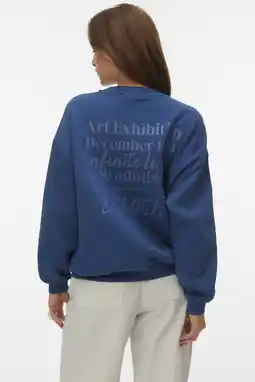 Wehkamp VERO MODA sweater donkerblauw aanbieding