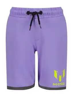 Wehkamp Messi relaxed sweatshort paars aanbieding