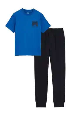 Wehkamp WE Fashion pyjama blauw aanbieding