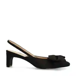 Wehkamp Sacha slingback pumps met strik zwart aanbieding