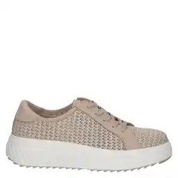 Wehkamp Caprice Fritzy leren sneakers beige aanbieding
