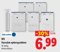 Lidl W5 Vacuüm opbergzakken aanbieding
