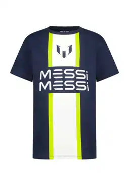 Wehkamp Messi T-shirt donkerblauw aanbieding