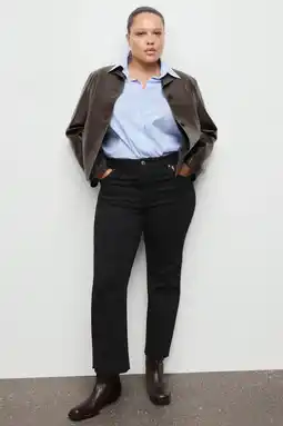 Wehkamp Mango flared jeans black denim aanbieding