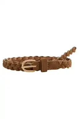 Wehkamp WE Fashion gevlochten riem bruin aanbieding