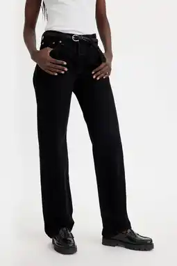 Wehkamp Levi's 501 '90s straight leg jeans black denim aanbieding
