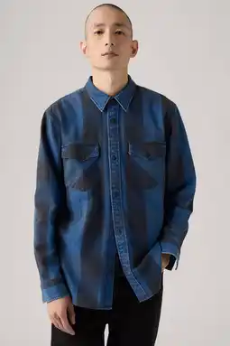 Wehkamp Levi's relaxed casual overhemd blauw aanbieding