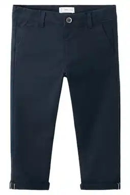 Wehkamp Mango Kids chino donkerblauw aanbieding